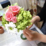 プリザーブドフラワー ミニブーケ(花束) – 生花のように作られた生徒さんの可愛い作品をご紹介